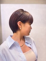 ロンド レイ 立川(Lond Ray)&nbsp;ショートボブ／シースルー/顔周り/30代40代50代/立川