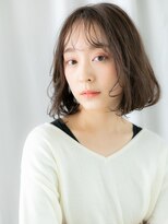 ドクターズサロン LAB 小山店&nbsp;フェミニンシースルーバングウェットヘアu小山20代30代40代