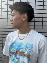 サンアタゴノット(san.atagonot)&nbsp;毛流れサイドパートパーマ