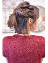 メイズ(MAZE)&nbsp;【メイズ東中野・鍛原志行】ボブのハーフローポニーテール