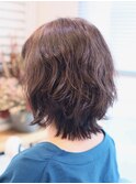 【赤羽リビーチ】ミディアムレイヤー×ニュアンスウェーブ