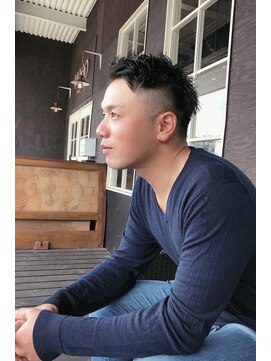 ムード マグ レーベル 南松本(MOOD Mag Label) [清潔感メンズナチュラル]メンズベリーショート刈り上げブラック