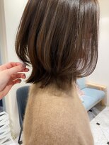ロンド エスポワール 錦糸町(Lond espoir)&nbsp;【柴田】ミディアムヘアショコラベージュボブルフ魅力倍増カール