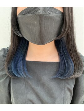 バズ(BUZZ) 顔まわり姫cut×インナーブルー