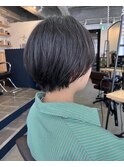 【天神 今泉 大名】大人ショートボブ　ナチュラルアッシュ