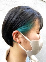 テトテ 門戸厄神店(tetote)&nbsp;【tetote本田サロンスタイル】イヤリングカラー×グリーン