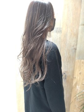 ラファンス イマザト(LaFENCE IMAZATO) スーパーロング×アメジストシルバー　酸性ストレート韓国ヘアー