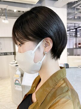 アルバム 池袋(ALBUM) クールショート_グレージュカラーボブウルフ_ba413183