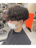 フィフス 原宿(fifth)&nbsp;無造作パーマ波巻きパーマ波巻きスパイラルパーマツーブロック