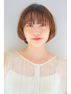 ガリカ シーム(Gallica/SEAM) ひし形ショートボブマッシュ/大人可愛い似合わせ丸み小顔<原宿>