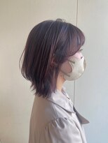 カシェ リタ ヘアー(CACHE'&RITA HAIR)&nbsp;顔まわりカット◯ネオウルフ◯チェリーブラウン◯くびれヘア