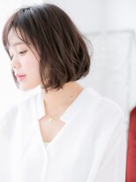 ドクターズ サロン ラブ(Dr's Salon LAB)&nbsp;くせ毛風カールの髪質改善ナチュラルボブf古河20代30代40代