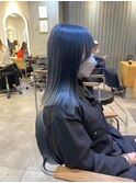ハイライト＊タッセルカット＊ブルーアッシュ【ZinaCENTRAL】
