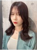 韓国風カットレイヤーカット韓国カット顔まわりカット