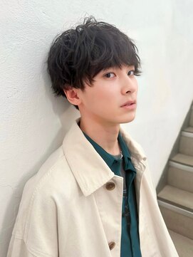 ユーリー(juurii) 前髪の重さと無造作感パーマのマッシュショート