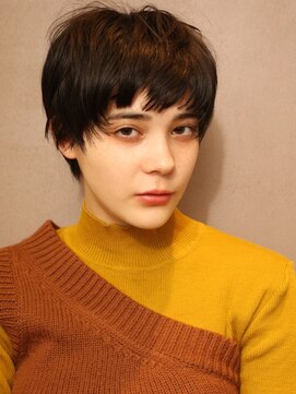 アンドレイ 表参道(andrey) [ANDREY]グレーベージュ/レイヤーロング/前髪パーマ黒髪カタログ