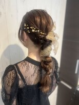 シャルム バイ アローズ 久留米店(CHARM BY AROSE)&nbsp;ガーリーゆるふわアップ 結婚式 二次会 お呼ばれ イベント