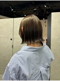 ぷつっとボブに明るめbrown