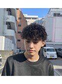 ハードパーマ men's style