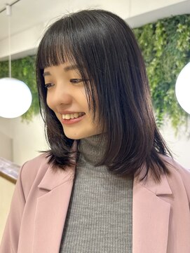 ビューブルー 亀戸錦糸町(VIEW BLUE) ◎美髪シアーカラーエアリーセミディオン眉フェイスレイヤー