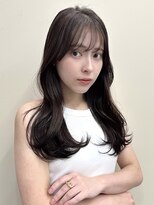 ケーツー エム 京都ラクエ(k-two emu)&nbsp;グレージュカラー*レイヤーカット*ロングヘア*顔周りレイヤー