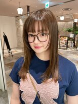 ピークアブー アヴェダ アトレ恵比寿(PEEK-A-BOO AVEDA) 【いま1番かわいいヘア】ストレートミディアム×顔まわりカット