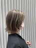 【オススメNo.2】いつもの根元カラーにカット＋デザインカラーでオシャレに♪
