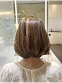 大人フェミニンボブ
