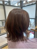 20代30代40代くびれ巻き×ナチュラル×小顔×外はねミディアム