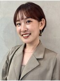 コンパクトショートマニッシュショートオレンジブラウン