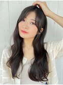 《Agu hair》涼しげ透明感ロング×numberA.アクアバームセラム