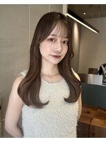 ロンド ロワール 門前仲町(Lond Loire)&nbsp;韓国レイヤーカット/くびれ巻き/前髪顔周り/セミディ[門前仲町]