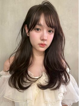 クィーンズガーデンバイケーツーギンザ(QUEEN’S GARDEN by K two GINZA)の写真/【カット+透け感カラー+1stepトリートメント¥7260】お得にキレイに♪[レイヤーカット/縮毛矯正/前髪カット]