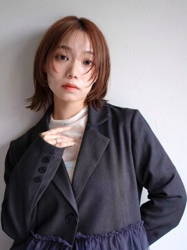 セロ 東辻井店(SERO) 【SERO東辻井】ミディアムレイヤー/ショコラベージュ