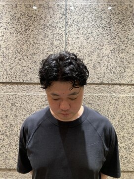 ヘアモード キクチ 銀座店 ウェーブパーマ〈理容室〉