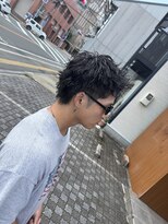宮崎理容院 スパイキーショート×ピンパーマ