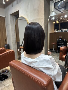 シアー(SHEER.) 髪質改善カラー×酸性ストレート【表参道,青山,外苑前美容室