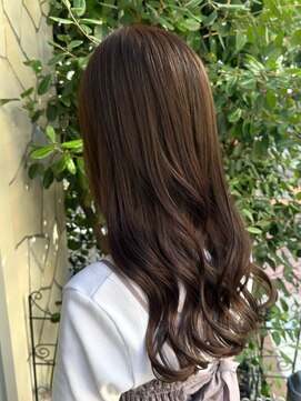 グラマラス GLAMOROUS 【渡辺まとい】オリーブブラウン×ロング