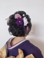 エム インターナショナル 春日部本店(EMU international)&nbsp;短めボブでも華やぐ成人式ヘア