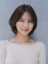 ガーデン 銀座(GARDEN)&nbsp;骨格補正効果抜群！面長さんにオススメの大人ひし形ショートボブ