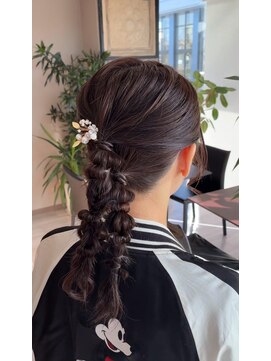 ツイン編みおろし♪(坂本 萌絵)