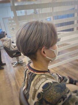 コモレビ(komorebi) 【山本智文】メンズシルバーカラーダブルカラー