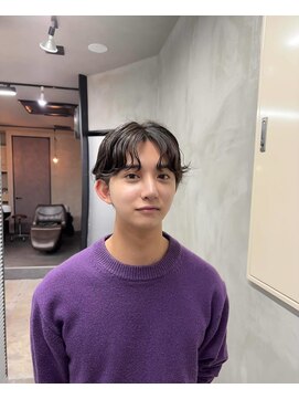 エント(ent) マッシュウルフxニュアンスパーマ