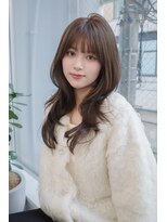 クイ(quii) 巻けるレイヤーカット◎ハッシュカットヘーゼルベージュ髪質改善