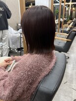 コク 千葉駅西口(COQU)&nbsp;ヘイリーボブ/ピンクブラウン/千葉【積田佳奈】