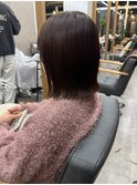 ヘイリーボブ/ピンクブラウン/千葉【積田佳奈】