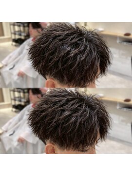 アイトーキョープラスシー 横浜(AI TOKYO+Sea) 横浜/高島町/フェザーパーマ/毛流れパーマ/センターパート