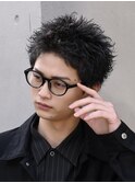 渋谷アクティブショートスパイキーショートパーマツイストパーマ