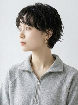 キビト(kibito) 新宿市ヶ谷四ツ谷ショートボブパーマショートパーマ20代30代40代
