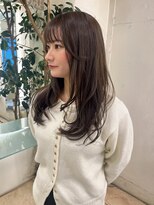 ヘアーアンドメイク ブリリアント(hair&make BRILLIANT)&nbsp;ナチュラル透明感ブラウン顔まわりレイヤー！フローディア♪